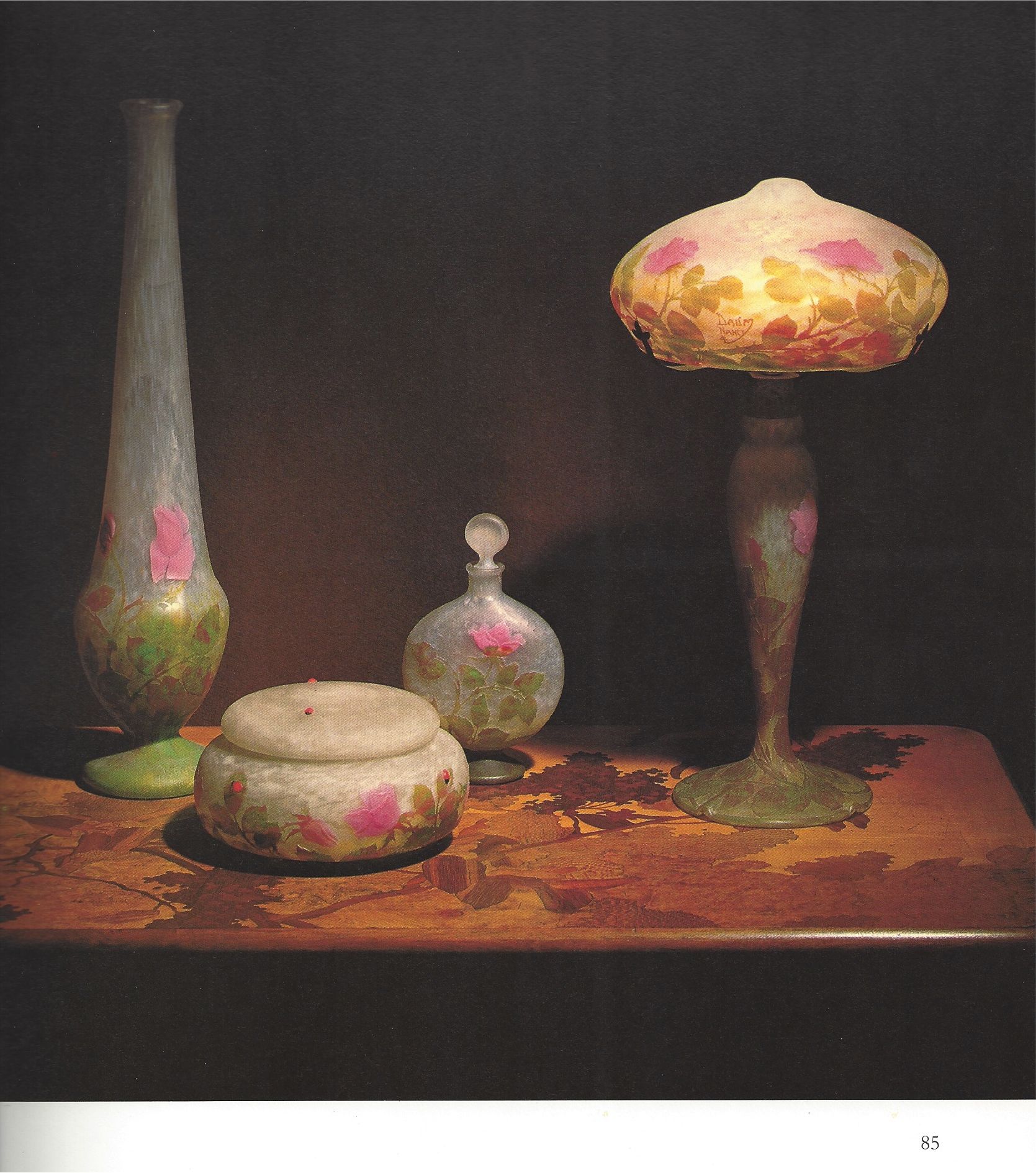 Miniature Daum Flower Vase